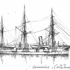 1890 - Cannoniera 'Curtatone' II